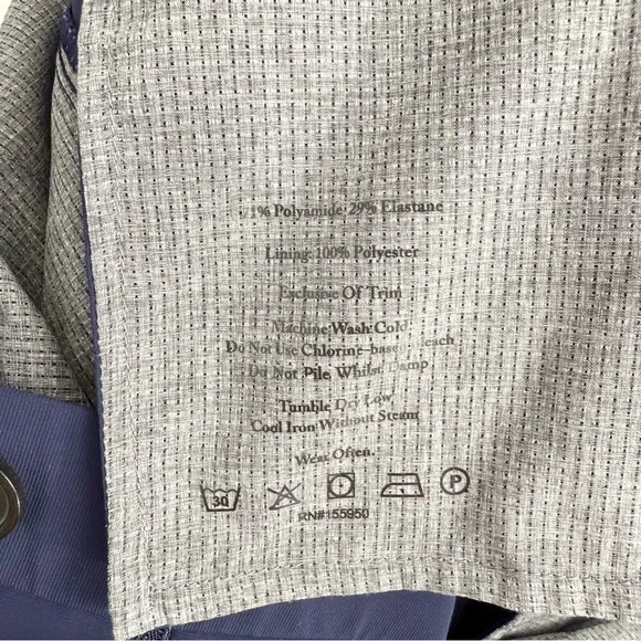 Greyson Montauk Joggers Navy Performance Golf Pants Size 34 - Picture 8 of 8